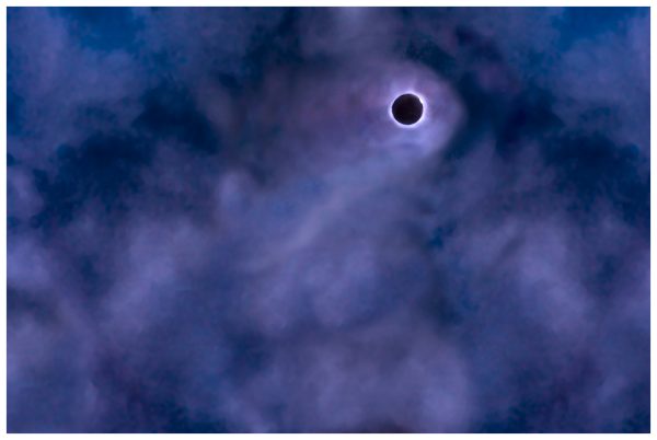 From Behind the Clouds. - 2024 Eclipse